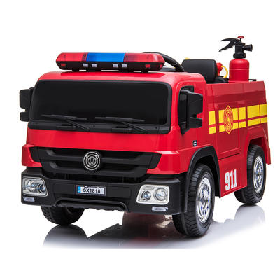 children ride on fire truck electric with remote control