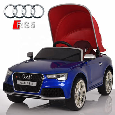 2018 new children toy car cheap electric cars for kids car remote control licence AUDI RS 5